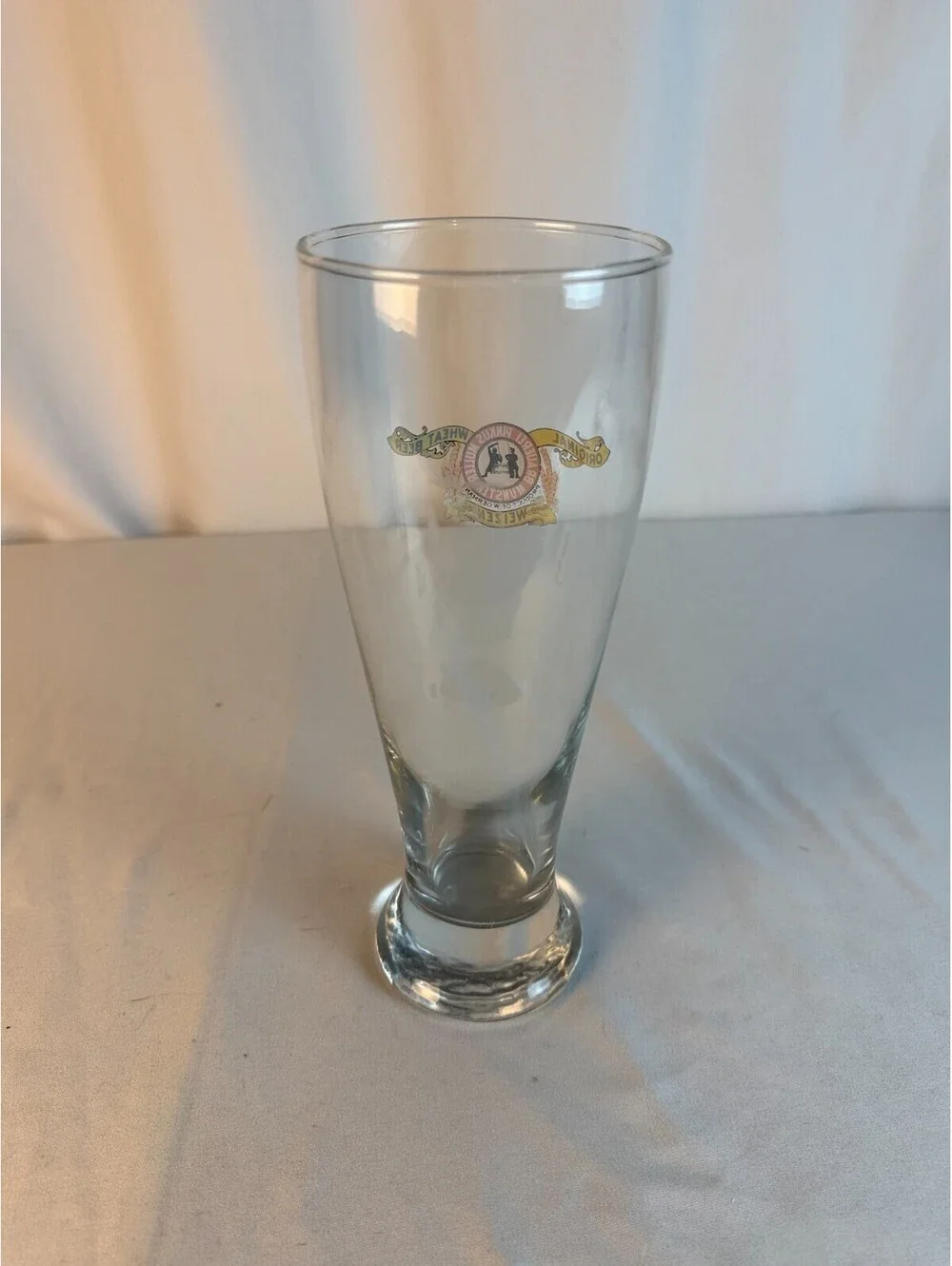 Pinkus Muller Munster Weizen Wheat Beer Tall 0.2L Glass